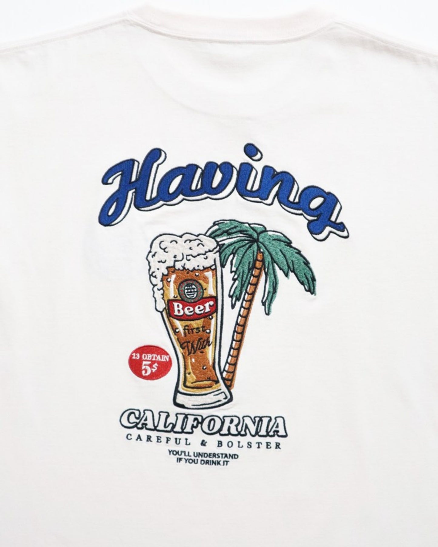 カリフォルニアビール刺繍T