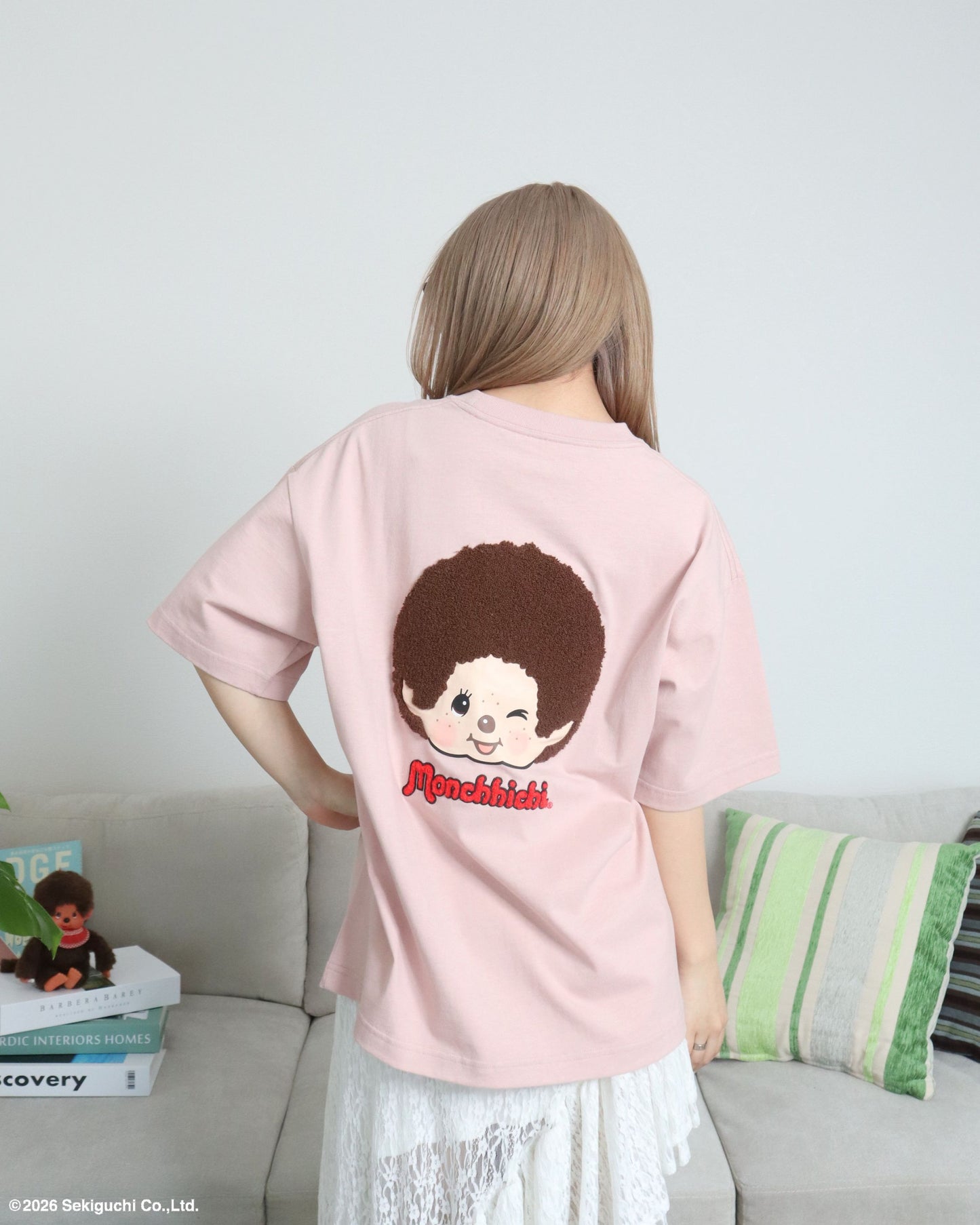 【モンチッチ】サガラオーバーTシャツ