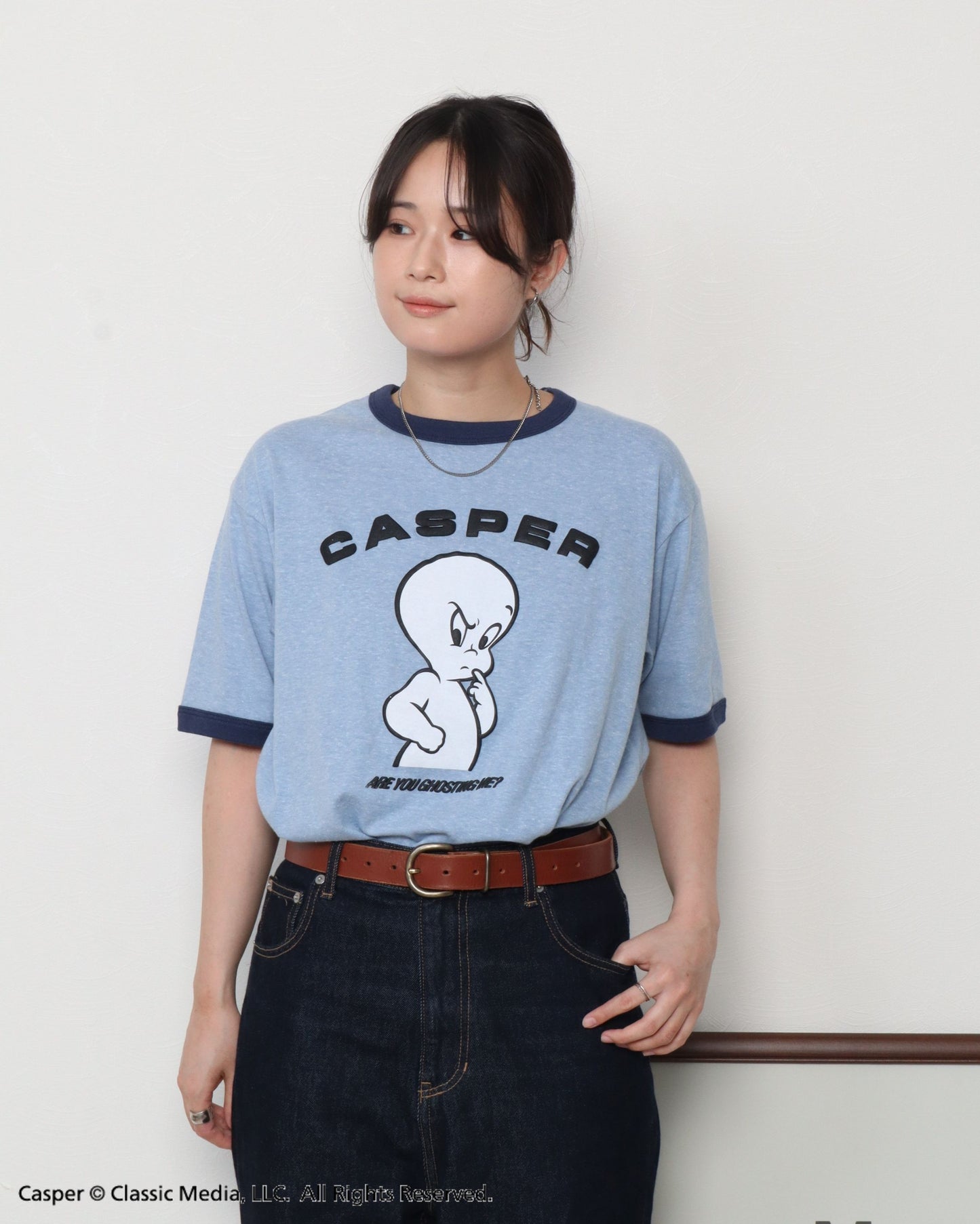 【キャスパー】リンガーTシャツ