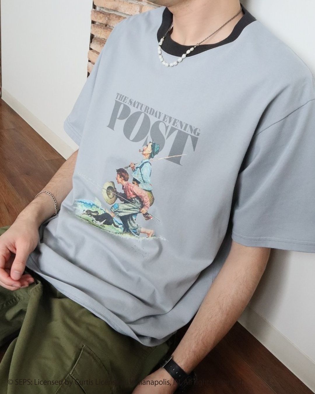 【POST】Grandpa＆me　プリントTシャツ