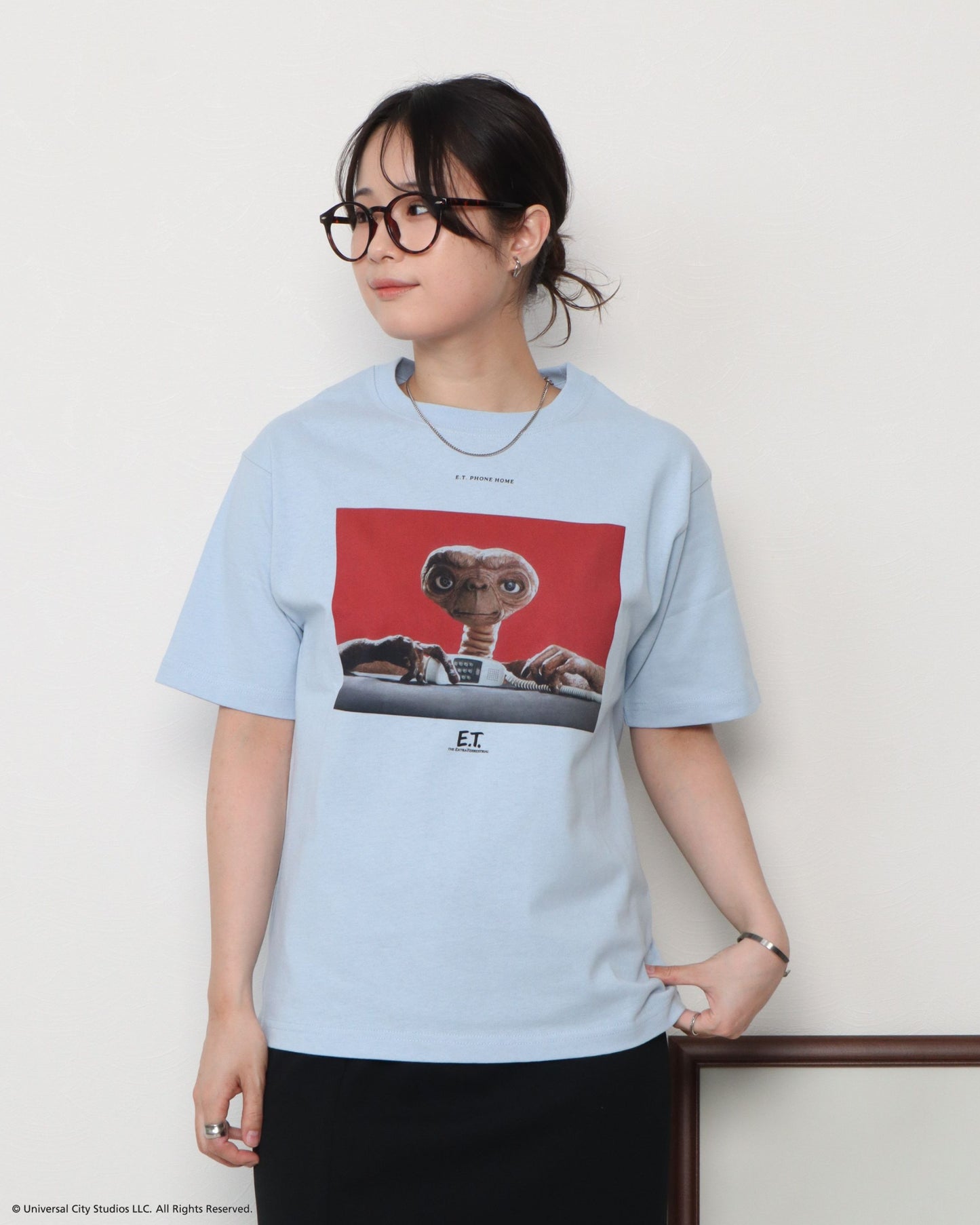 【E.T.】フォトプリントTシャツ