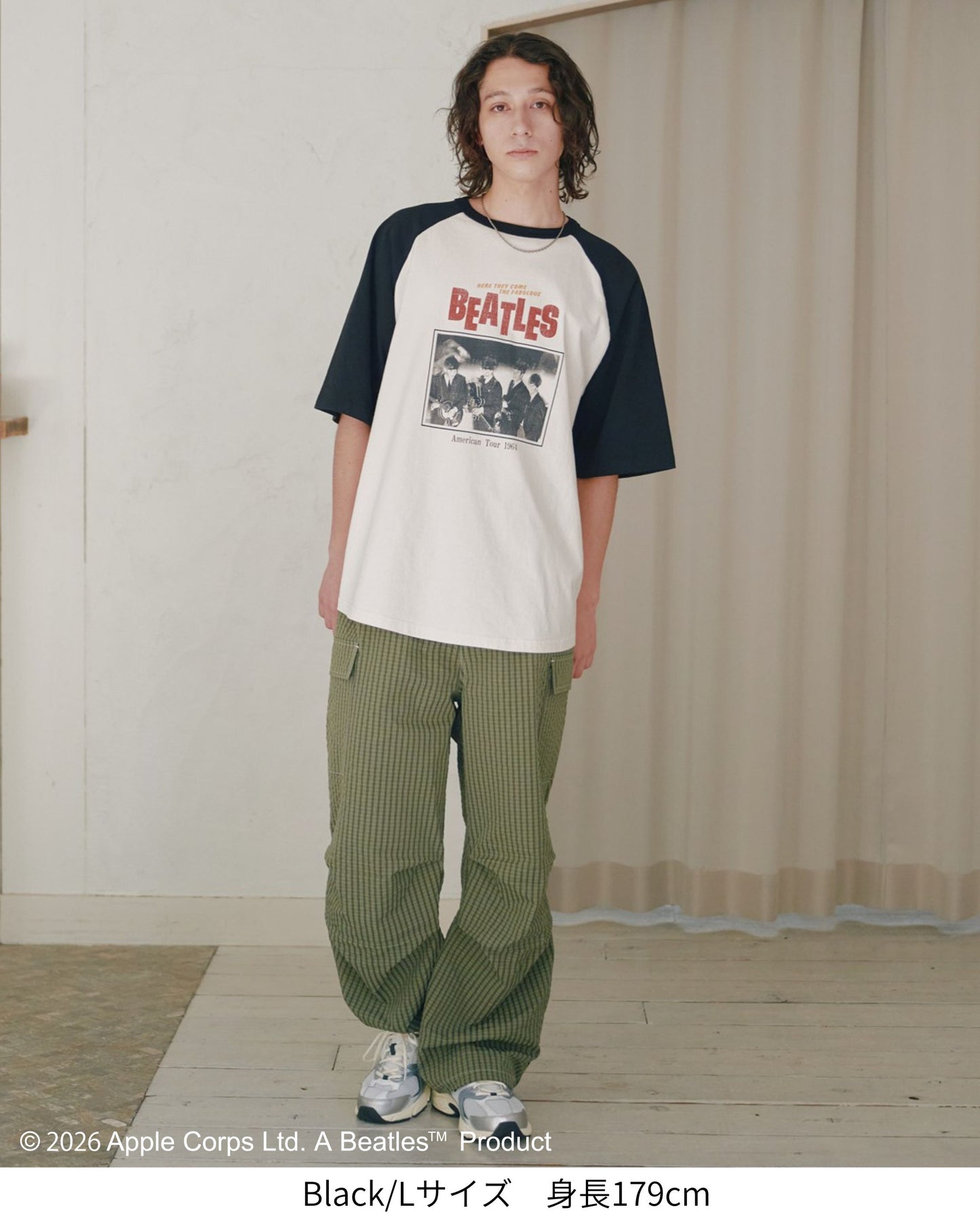 【ビートルズ】ツアープリントラグランT