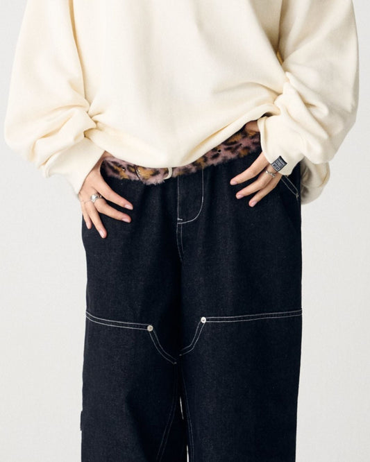 Fur belt / 6色展開 ファーベルト レオパード