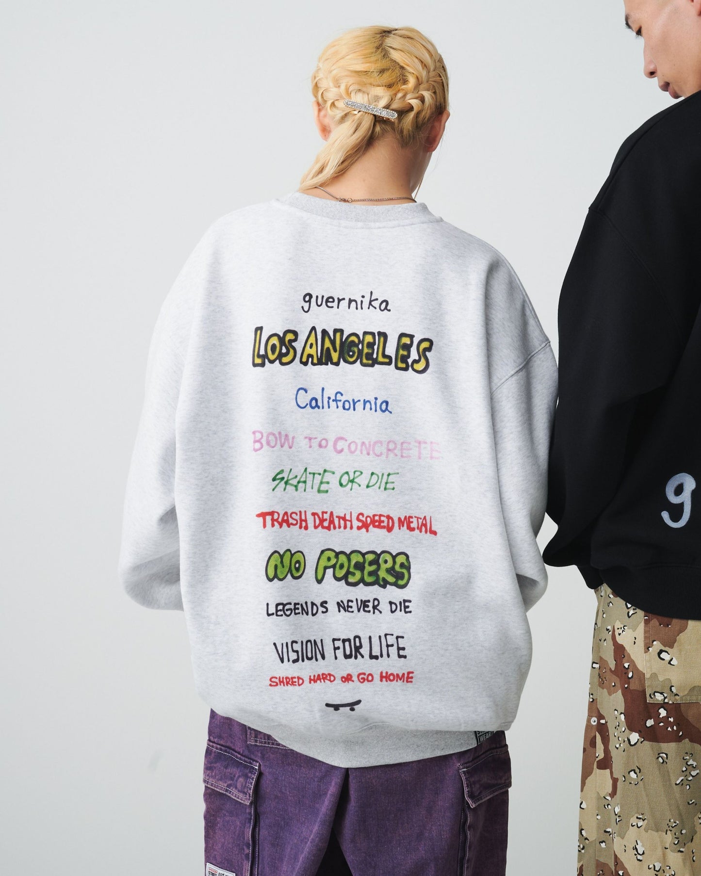 【guernika】 Skull Skater Sweatshirt