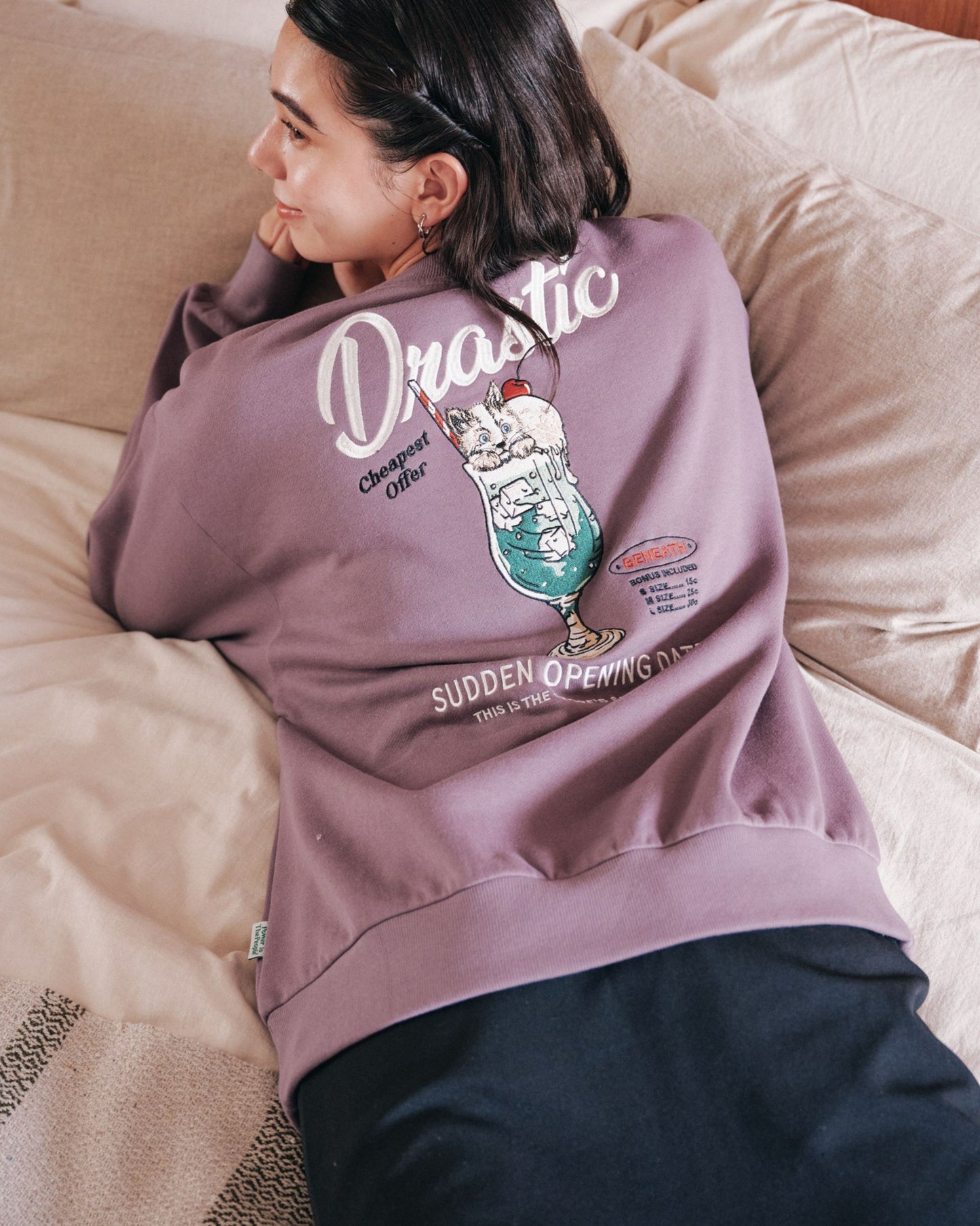 Soda Cat  Sweatshirt