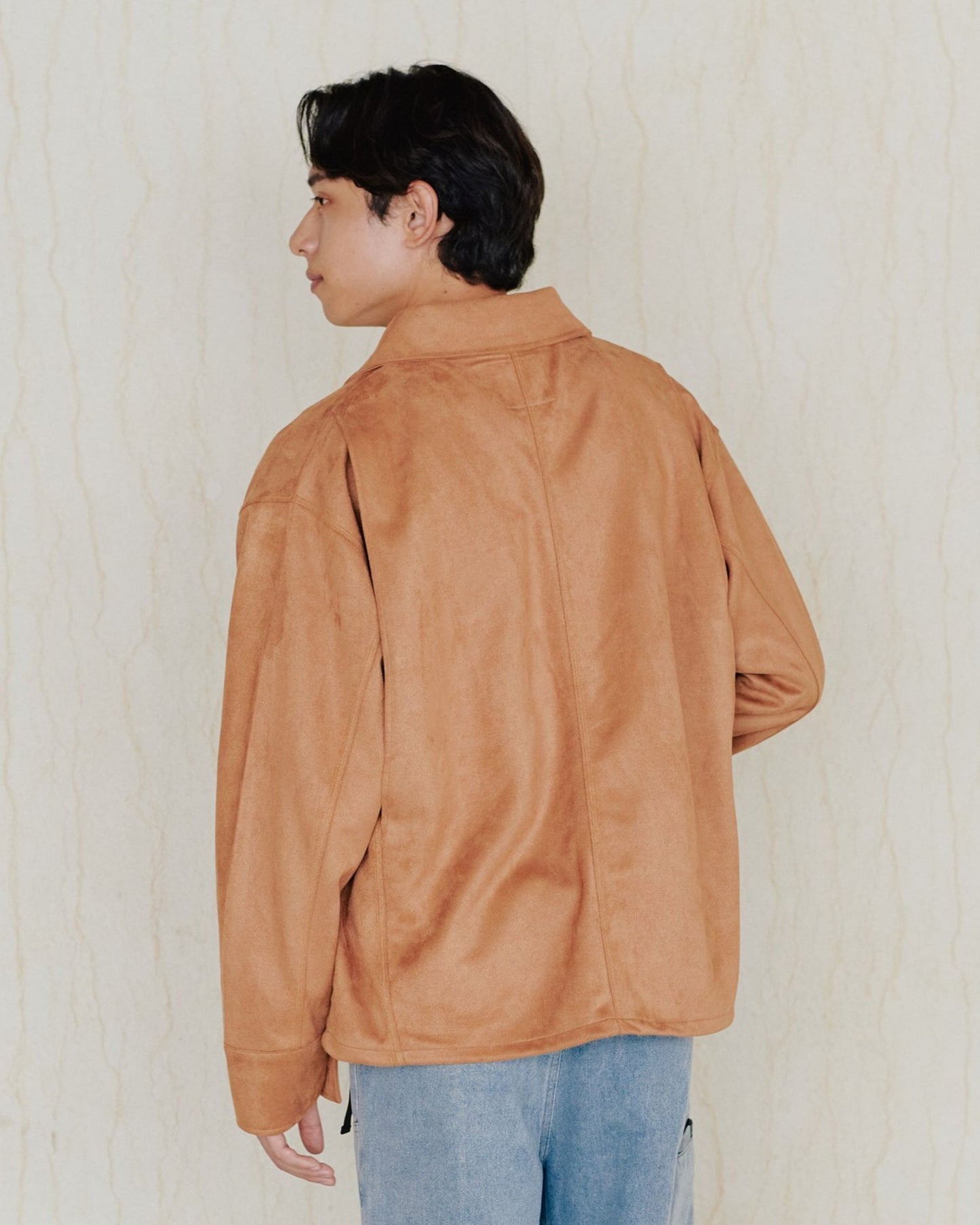 フェイクスウェードカバーオール