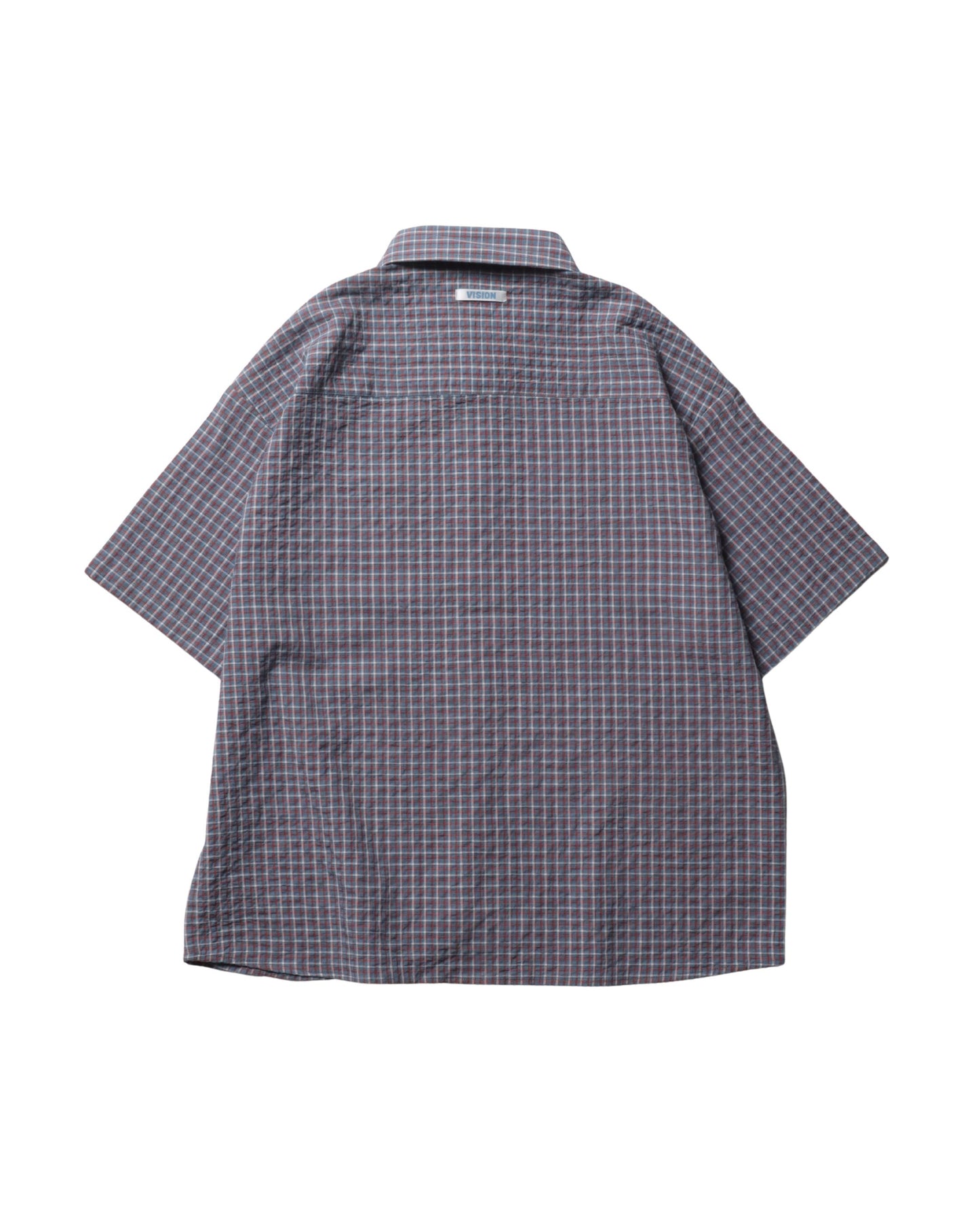 Seersucker Check Shirt / シアサッカーチェックシャツ