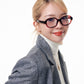 Round fashion glass / クリアメガネ