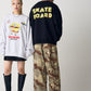 【スポンジ・ボブコラボ】Skateboard Sweatshirt / POPプリントコラボスウェット