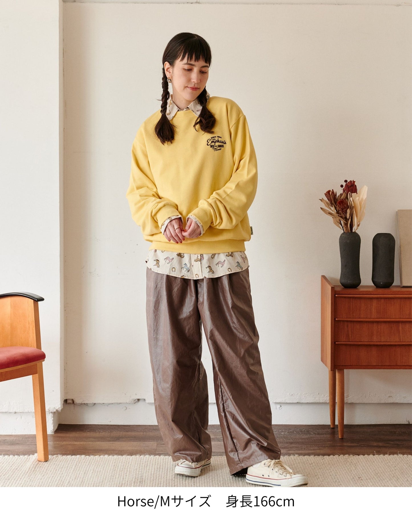 レトロ総柄シャツ