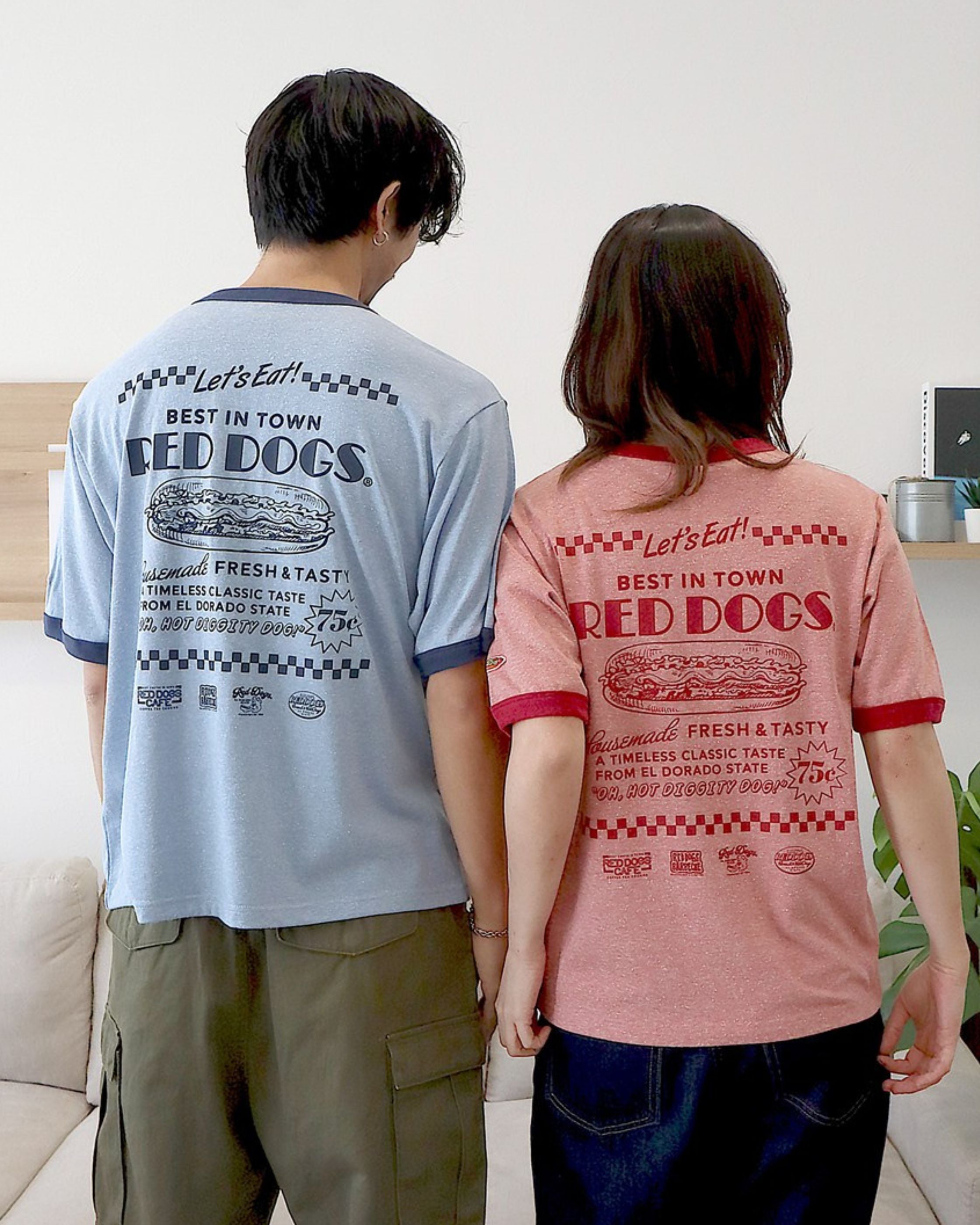 【RedDogs】ヴィンテージリンガーTシャツ