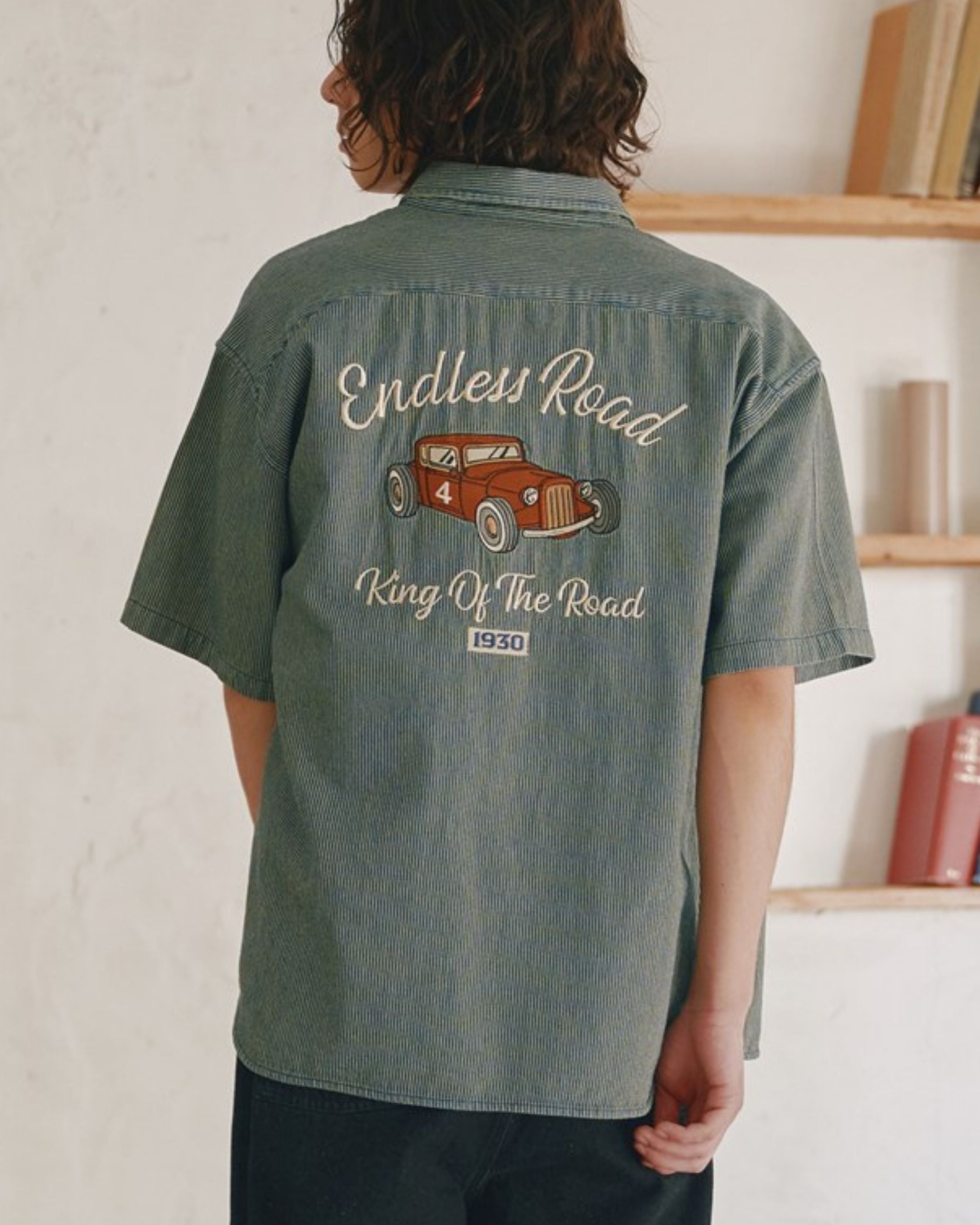 POWER TO THE PEOPLE】CAR刺繍デニムシャツ – Ha-Li-C STORE（ハリック