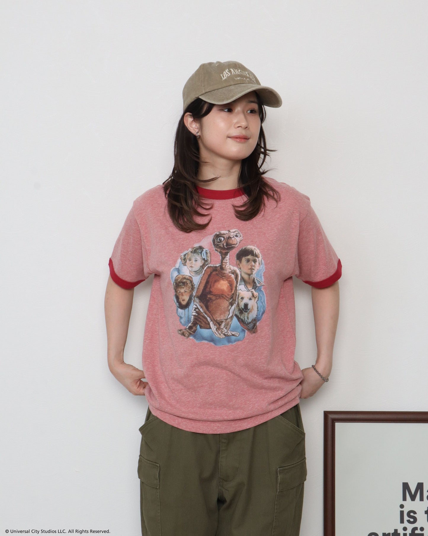 【E.T.】リンガーTシャツ