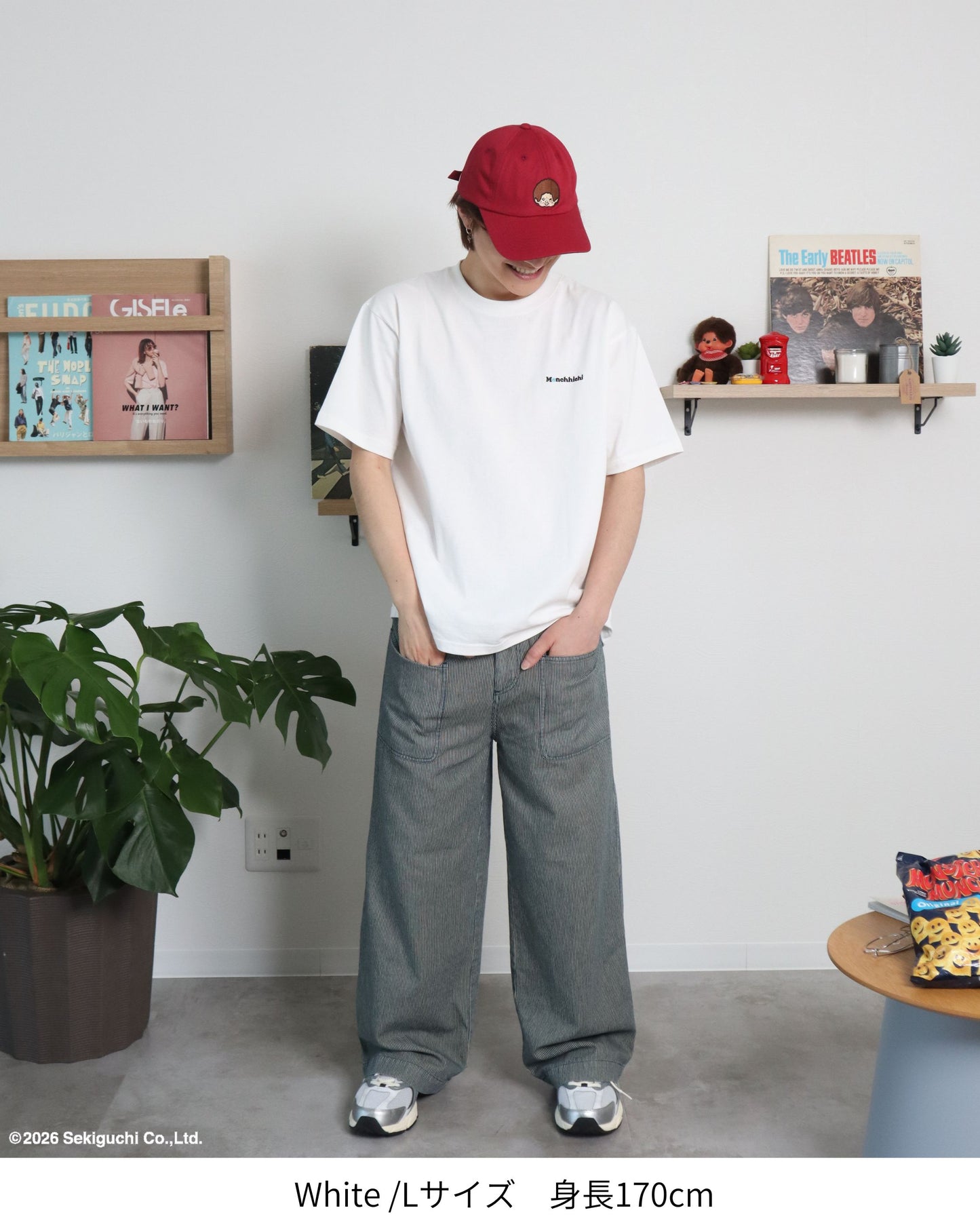 【モンチッチ】フォトプリントTシャツ