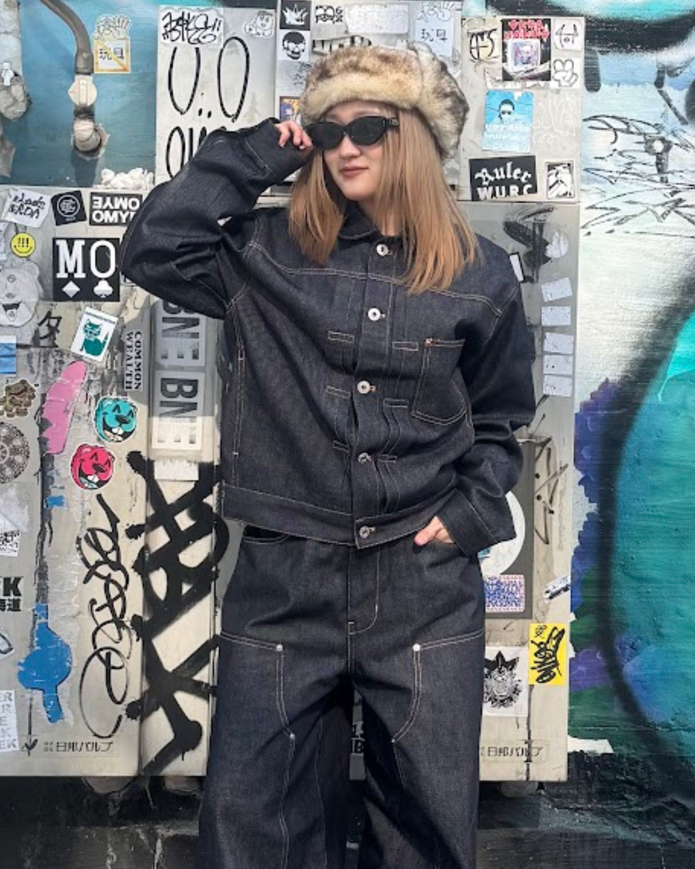 VISION STREET WEAR】Rigid Denim Jacket / ステッチリジットデニム