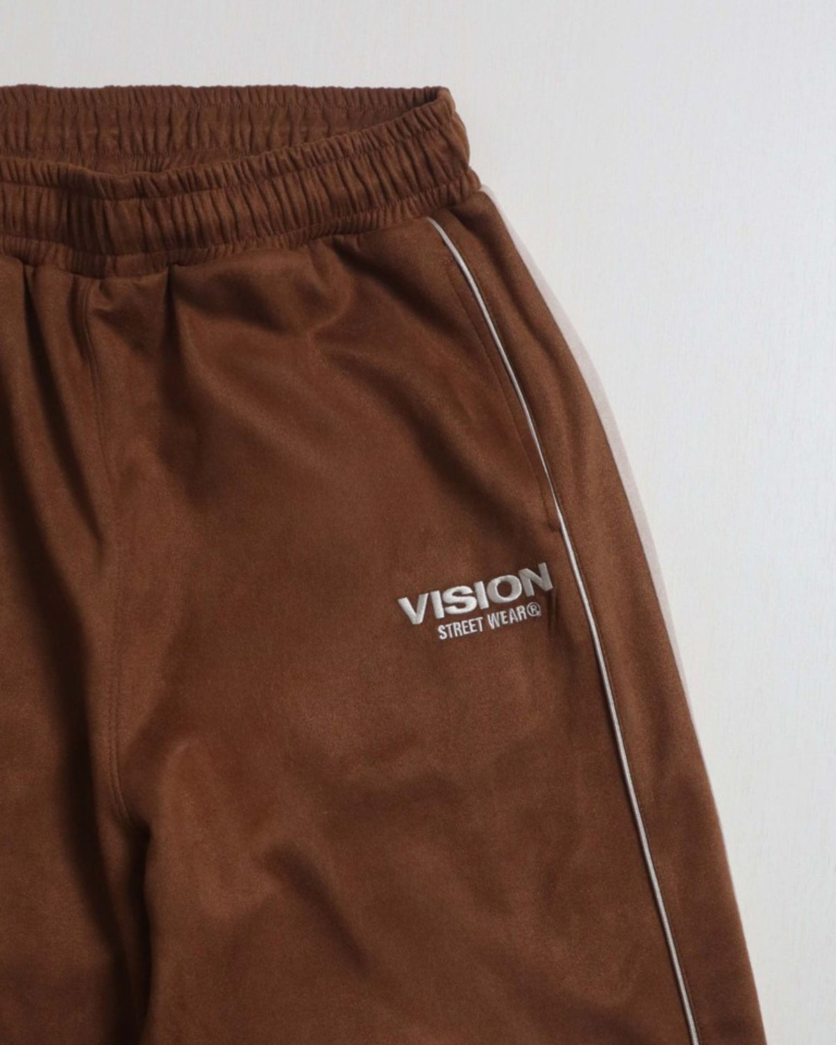 Fake suede track pants / フェイクスエードトラックパンツ