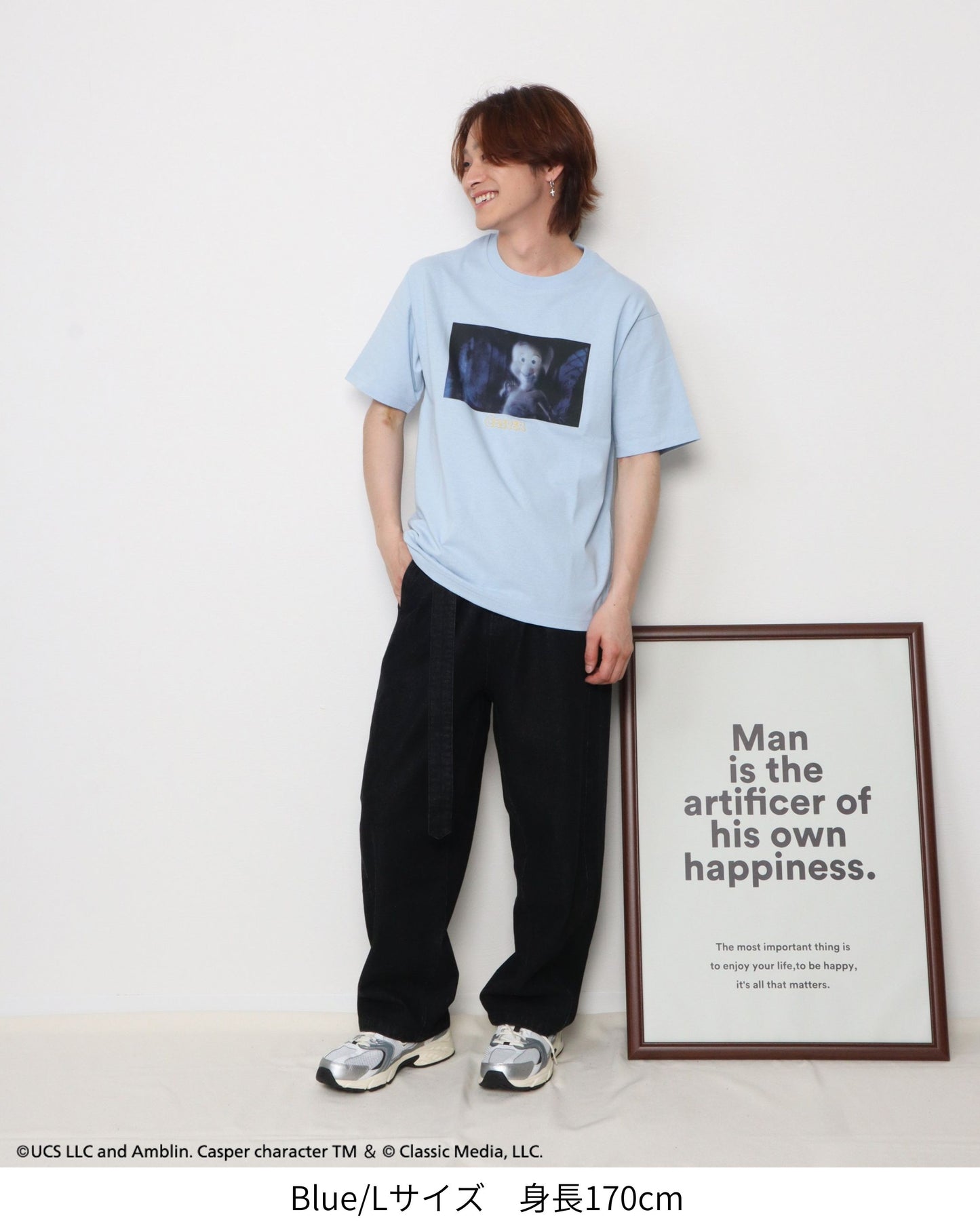 【キャスパー】フォトプリントTシャツ