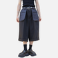 【LOILE】Avant Flap Shorts BLACK