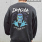 【UNIVERSAL MONSTERS】イラストプリントスウェット　ドラキュラ柄