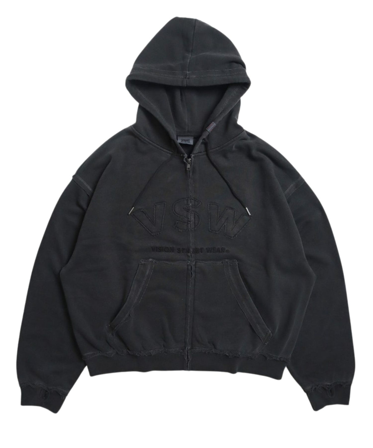 Pigment logo hoodie / ピグメントZIPパーカー