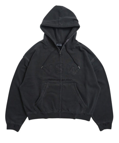 Pigment logo hoodie / ピグメントZIPパーカー