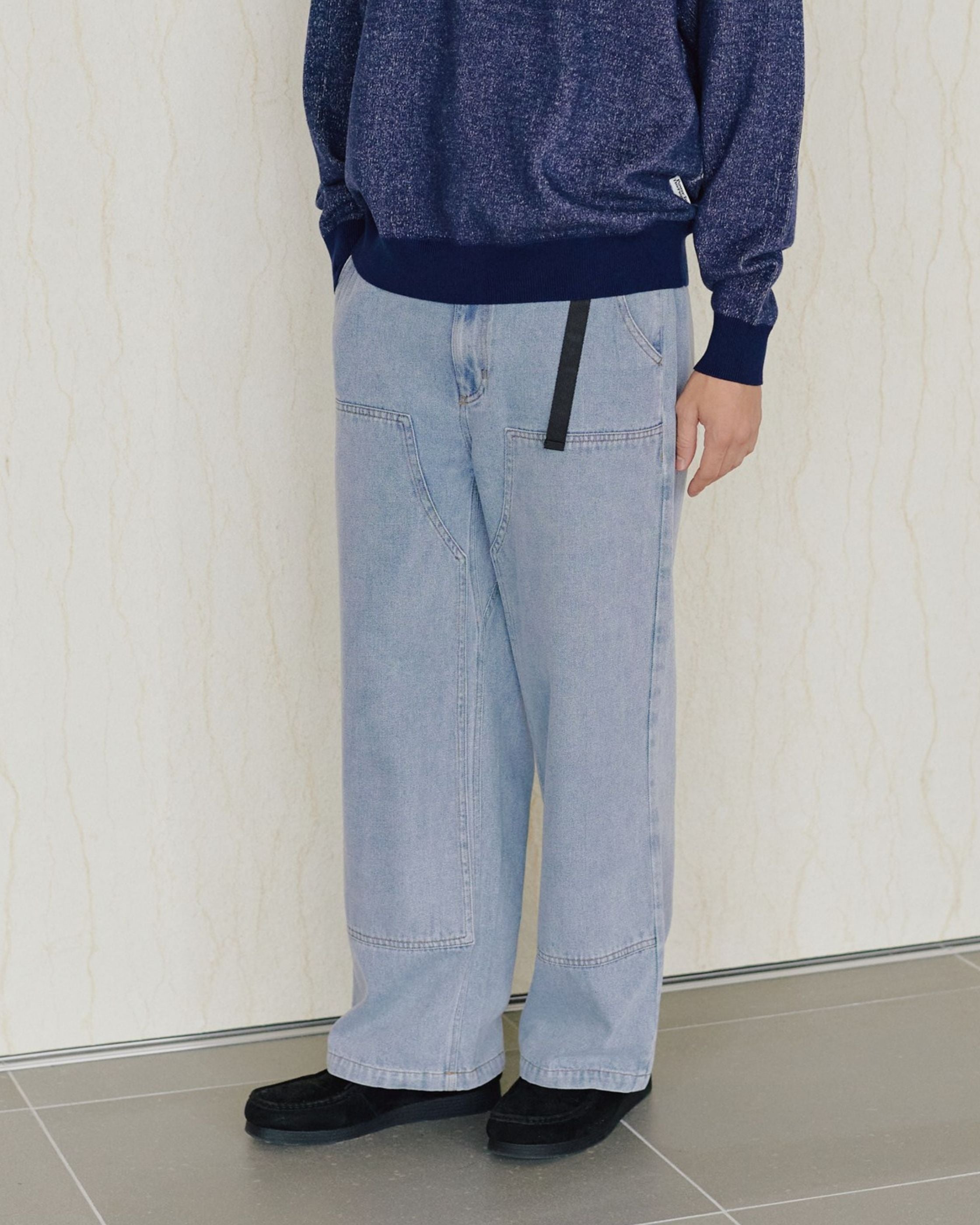 MOVING PANTS®】ダブルニーデニムパンツ – Ha-Li-C STORE（ハリック