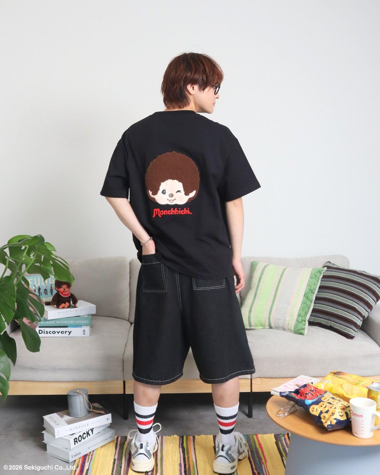 【モンチッチ】サガラオーバーTシャツ