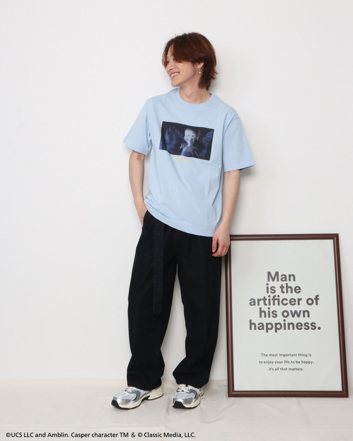 【キャスパー】フォトプリントTシャツ