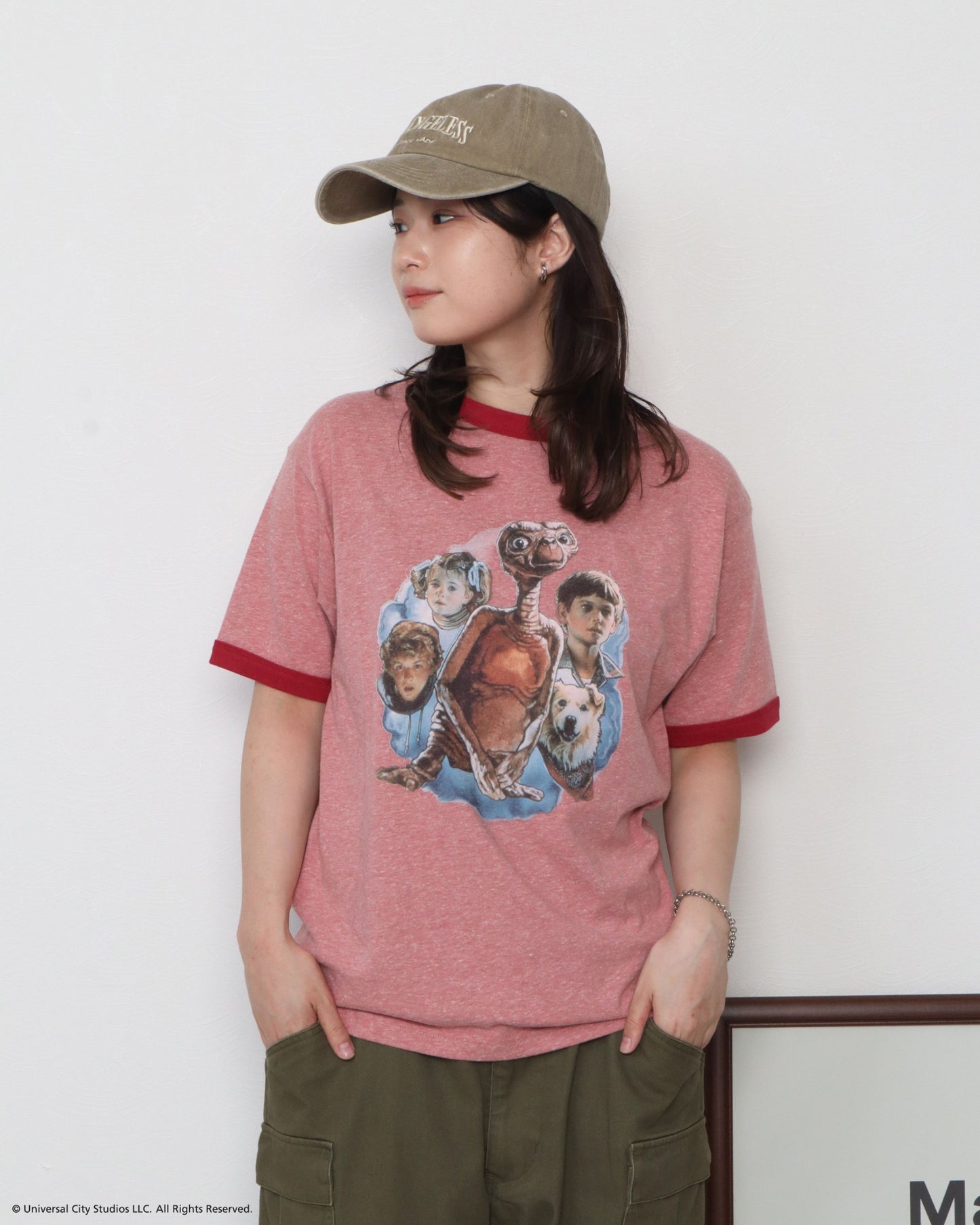 【E.T.】リンガーTシャツ