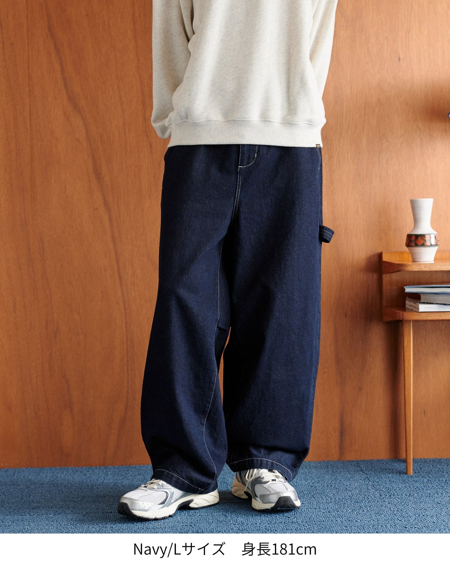 【5色展開】イージーペインターデニムパンツ