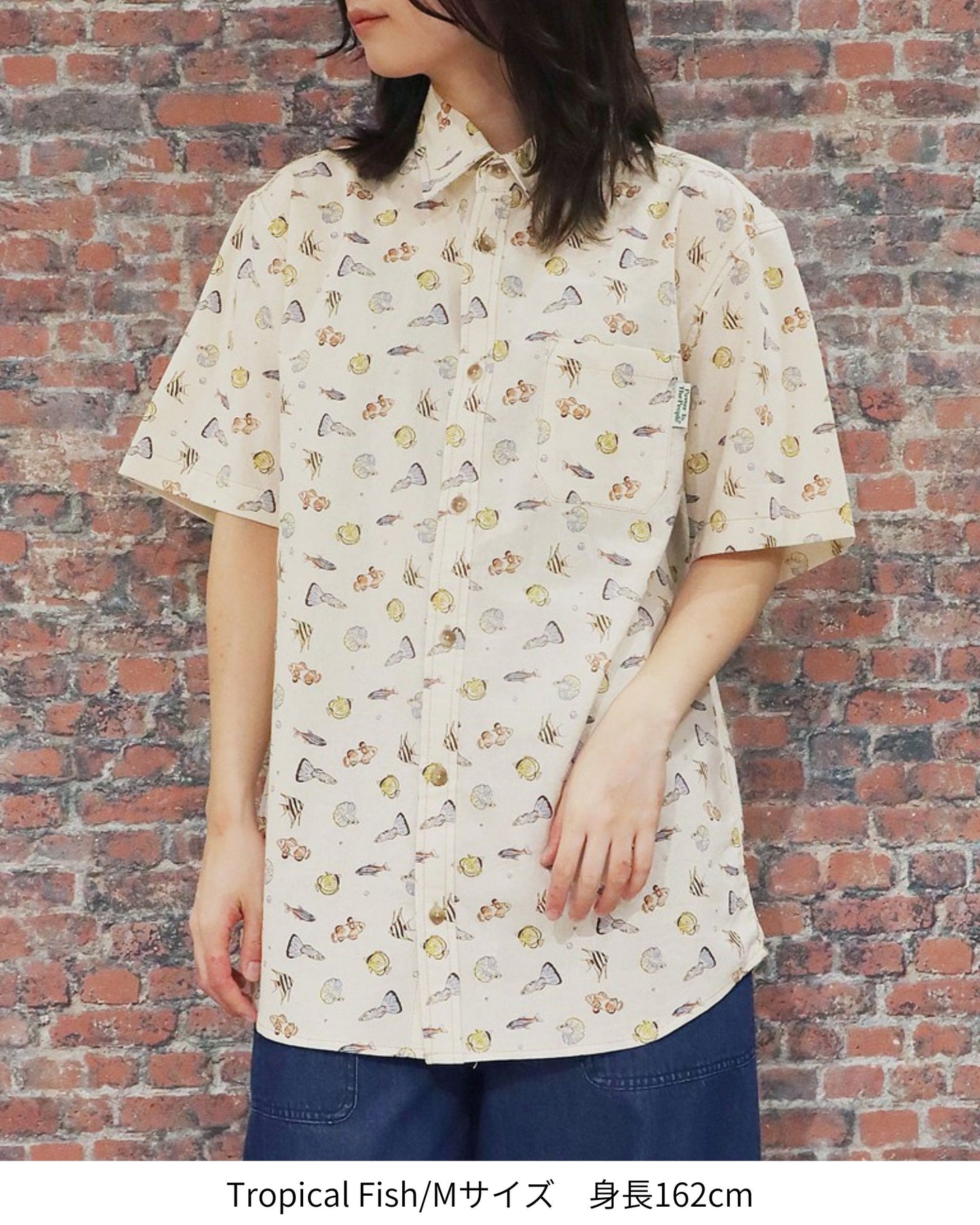 レトロ総柄シャツ