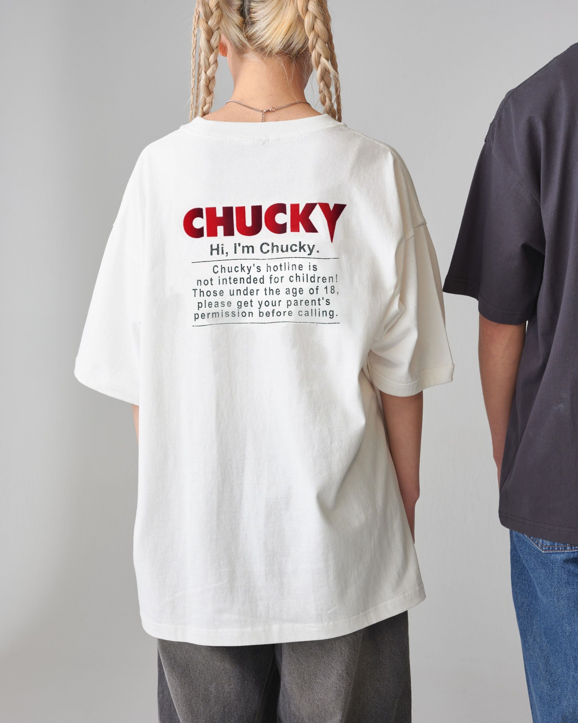 tシャツ 「CHUCKY / チャッキー」バンド風イラストTシャツ レディース メンズ 再入荷】【送料込み】CHUCKY / チャッキー バンド風イラストT