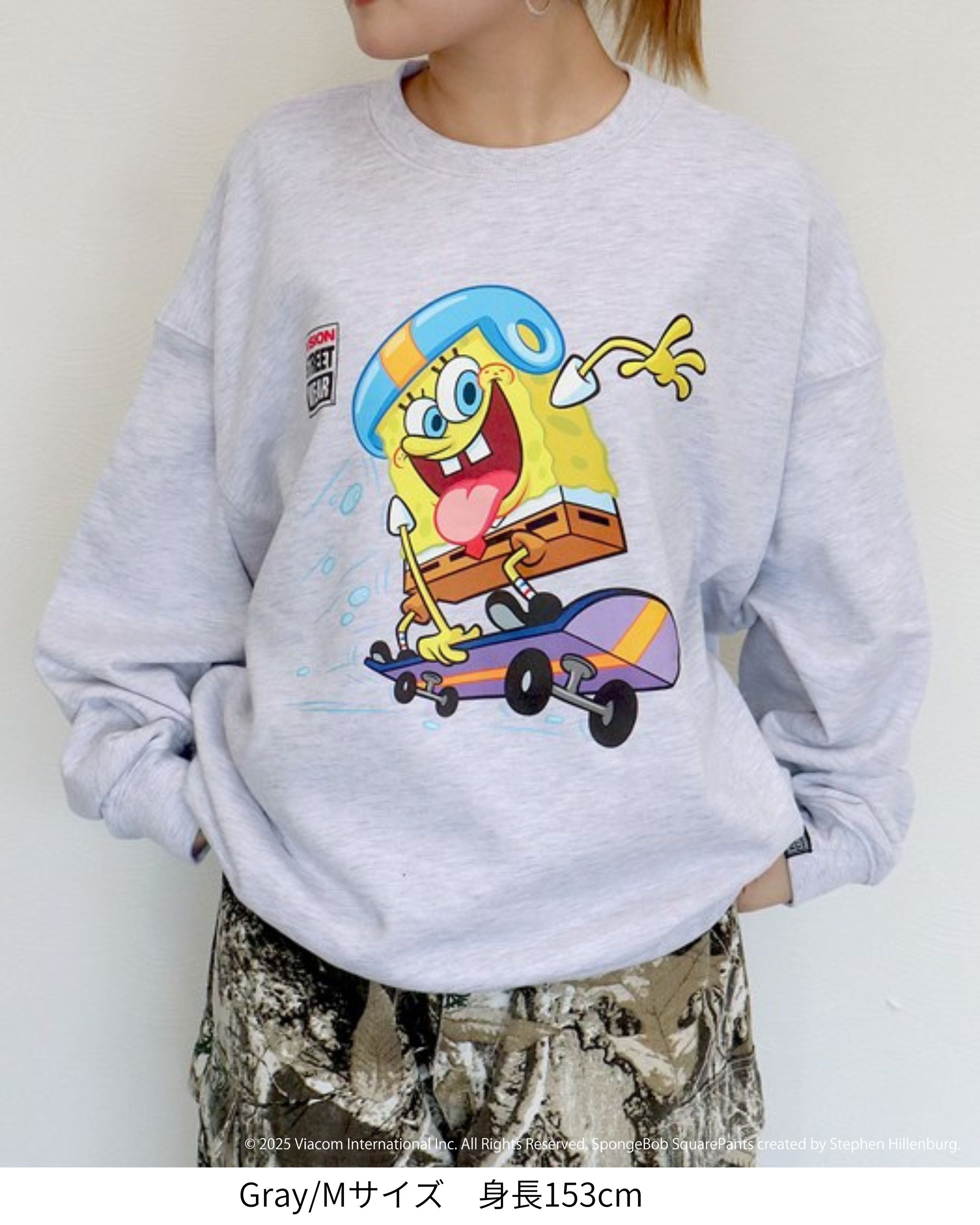 VISION STREET WEAR×スポンジ・ボブ】Skateboard Sweatshirt / POP