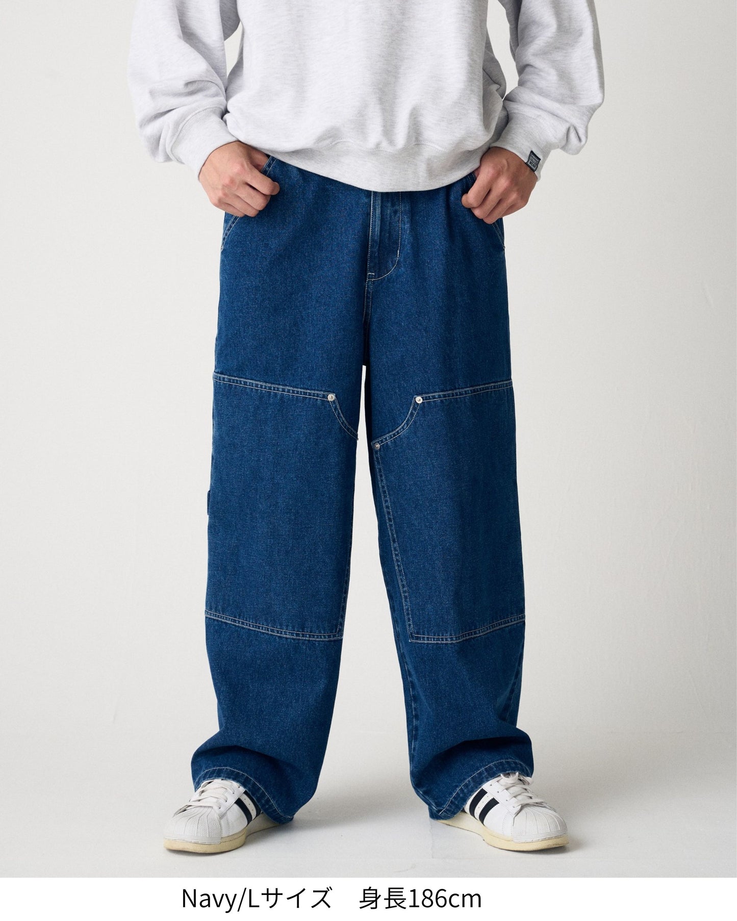 Carpenter Denim / カラーステッチ デニムカーペンターパンツ