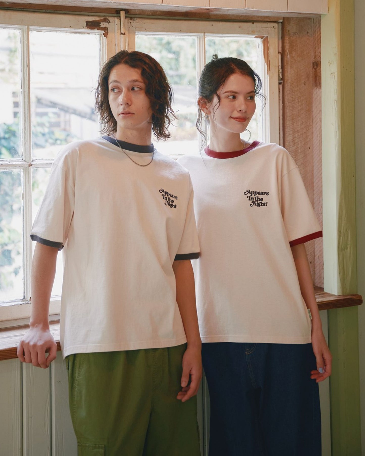 ミッドナイトオバケ刺繍T