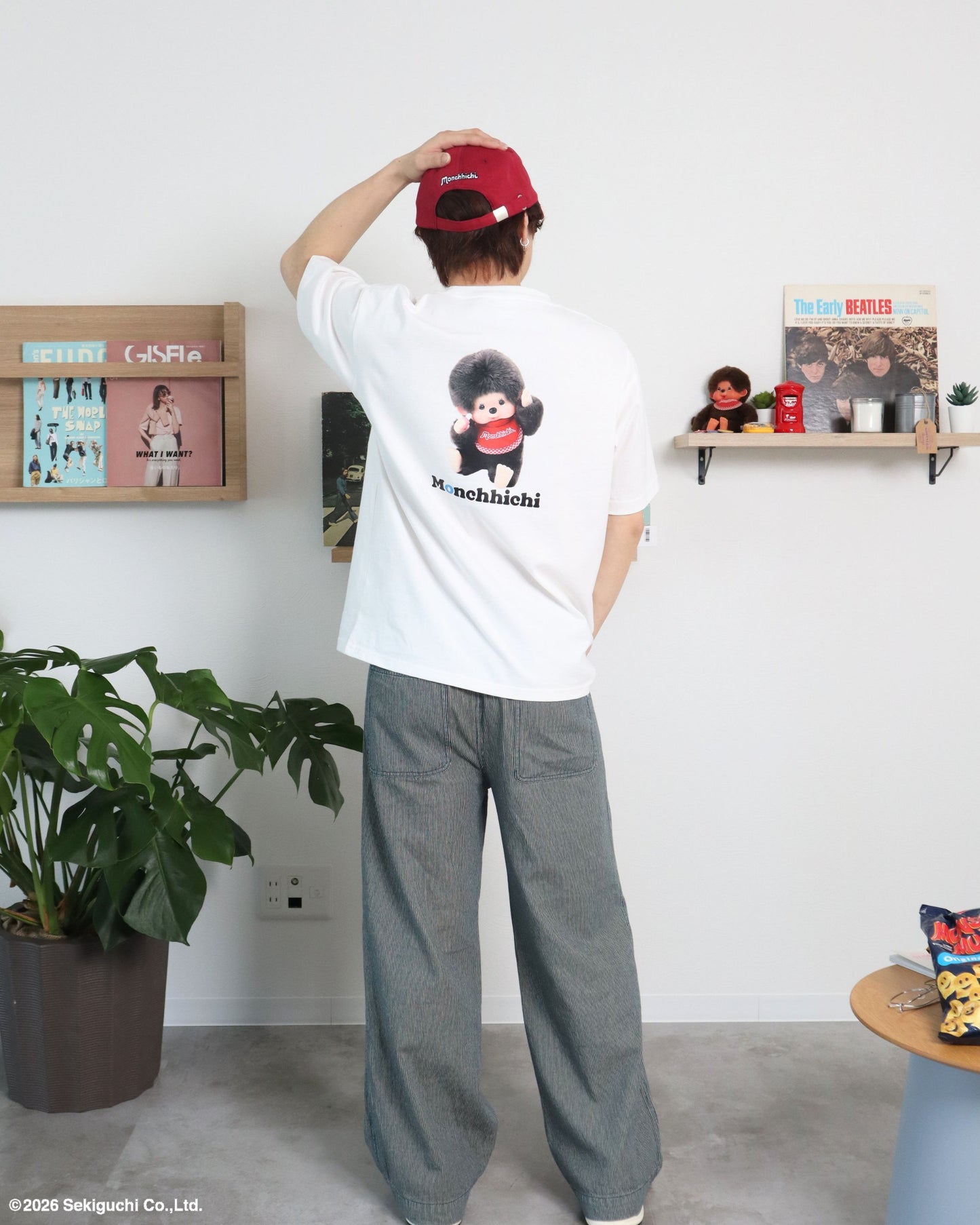 【モンチッチ】フォトプリントTシャツ