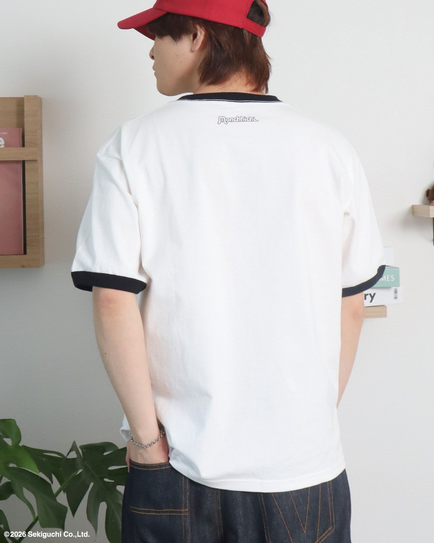 【モンチッチ】リンガーTシャツ