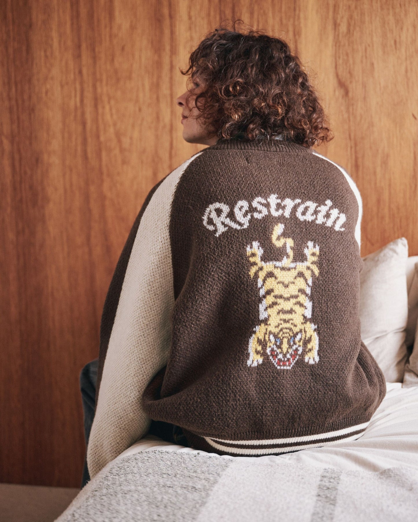 Tiger Knit Souvenir Jacket