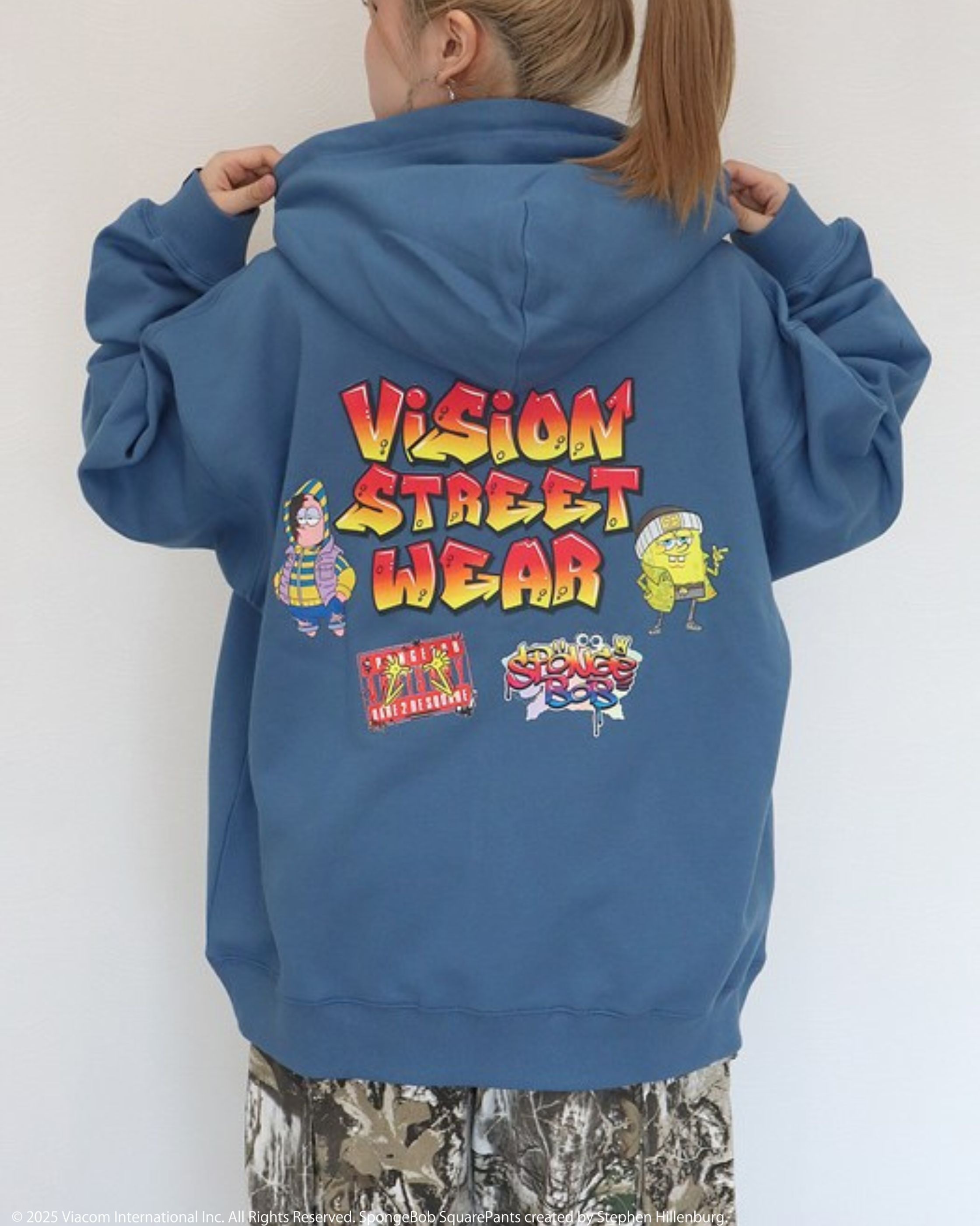 VISION STREET WEAR×スポンジ・ボブ】 Logo ZIP PK / ストリート