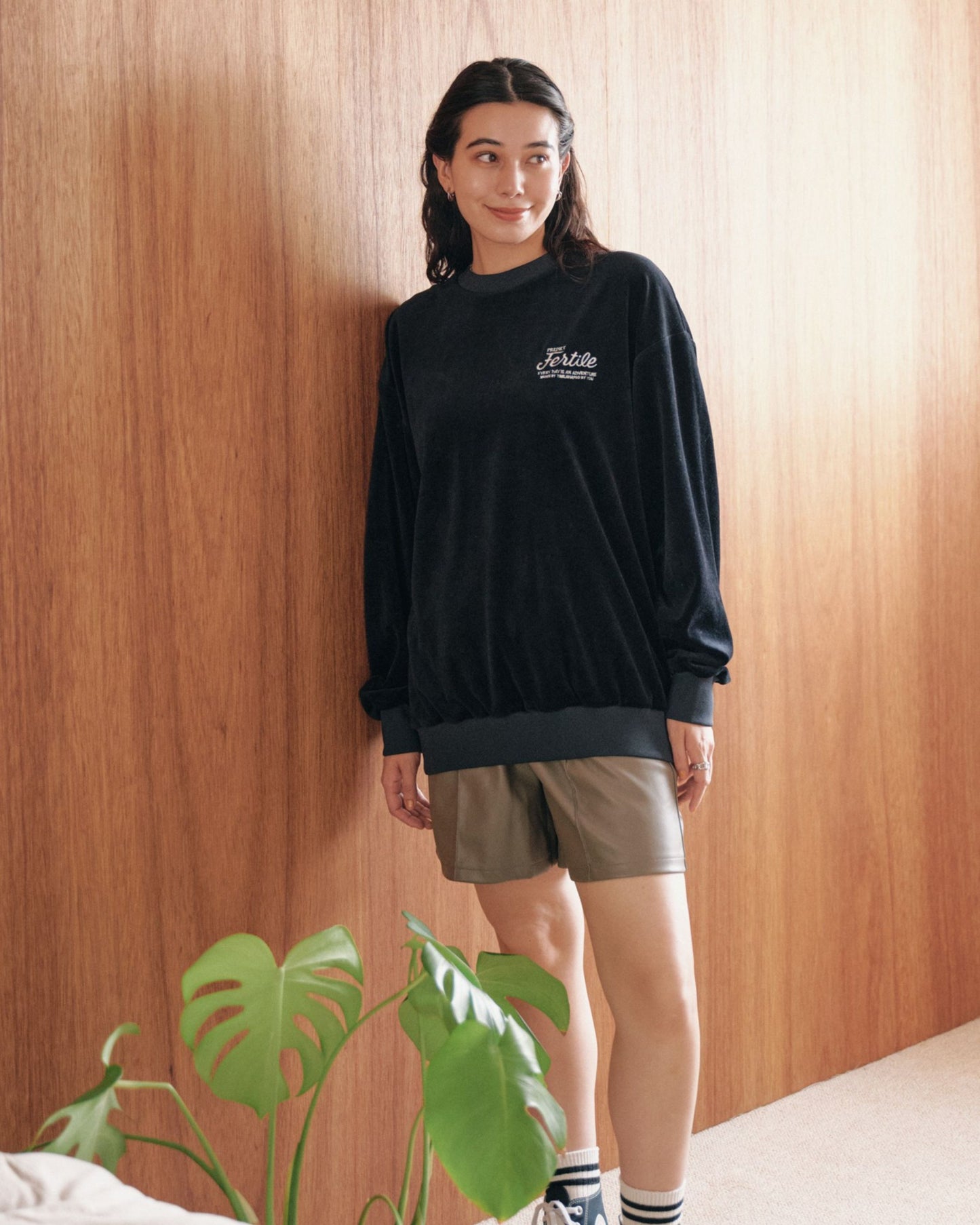 Tiger Surf  Velor Sweatshirt