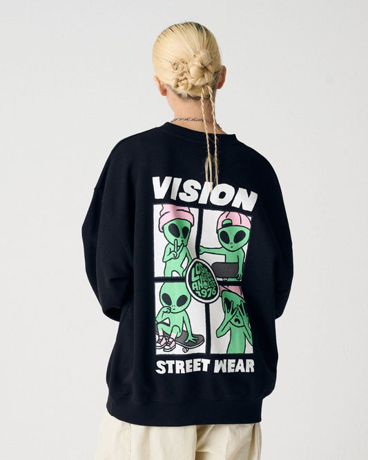 ID Photo Alien Sweatshirt / エイリアングラフィックロンT