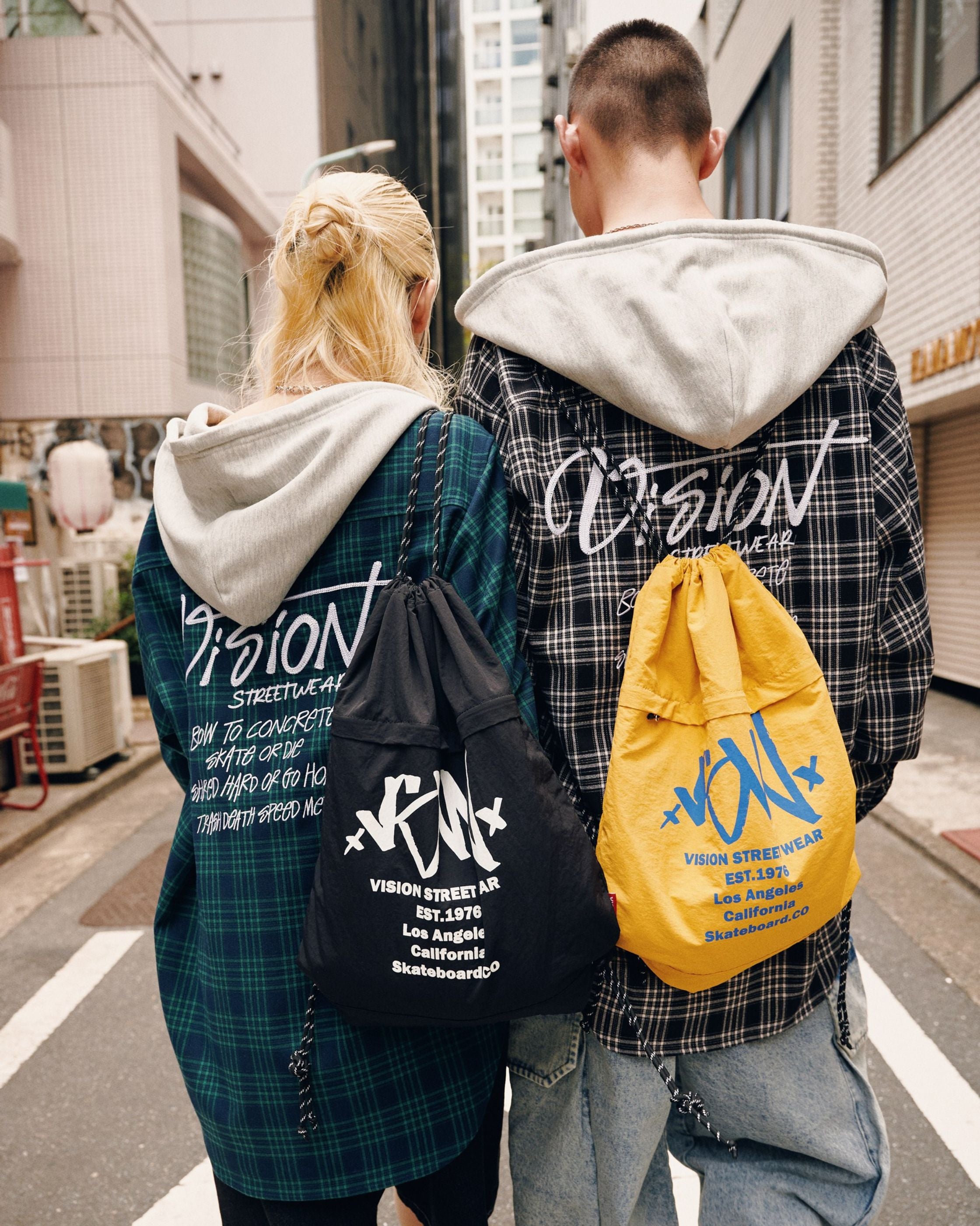 VISION STREET WEAR】Knapsack / グラフィティロゴナップサック – Ha