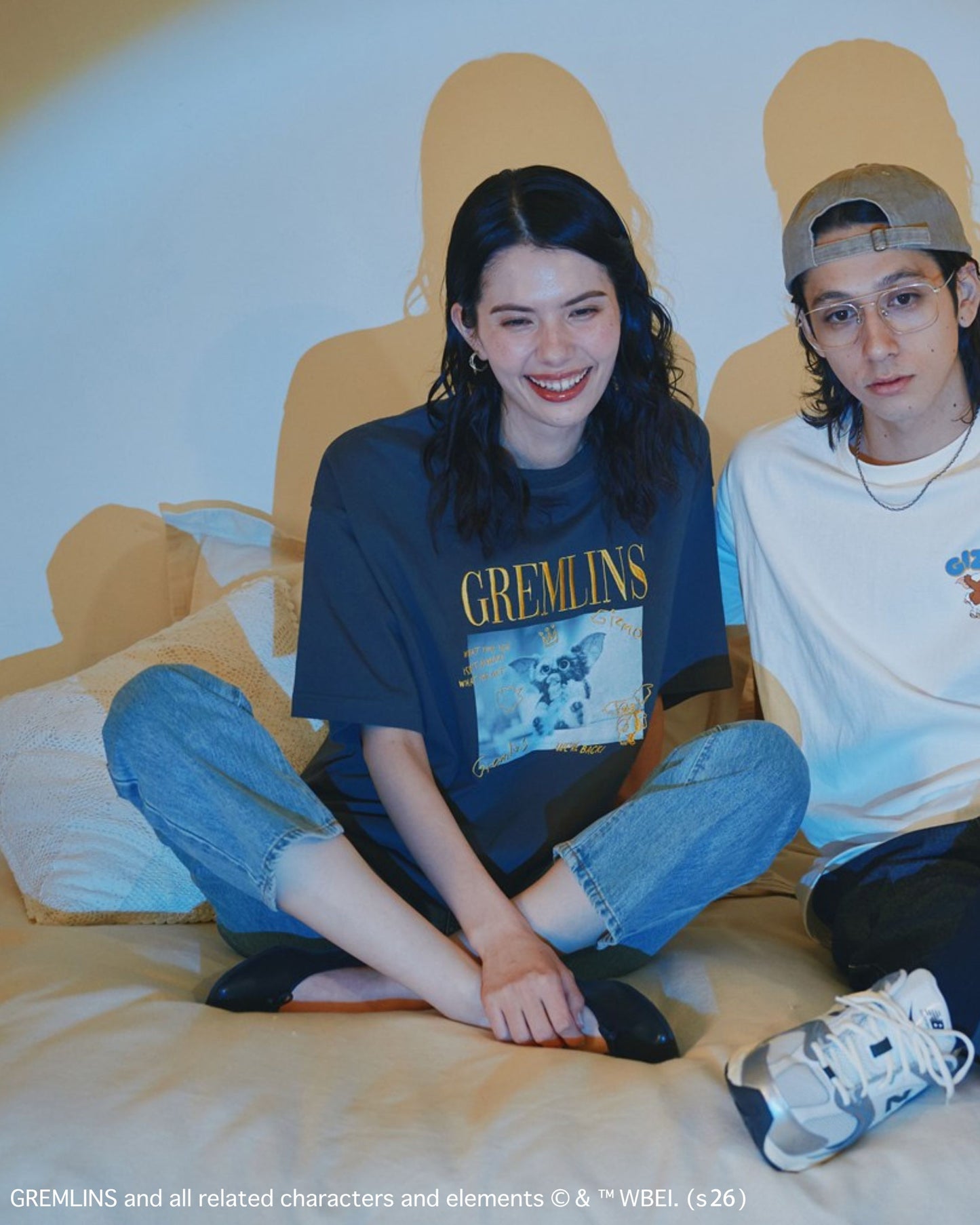 【グレムリン】ギズモ　ラクガキ刺繍フォトT