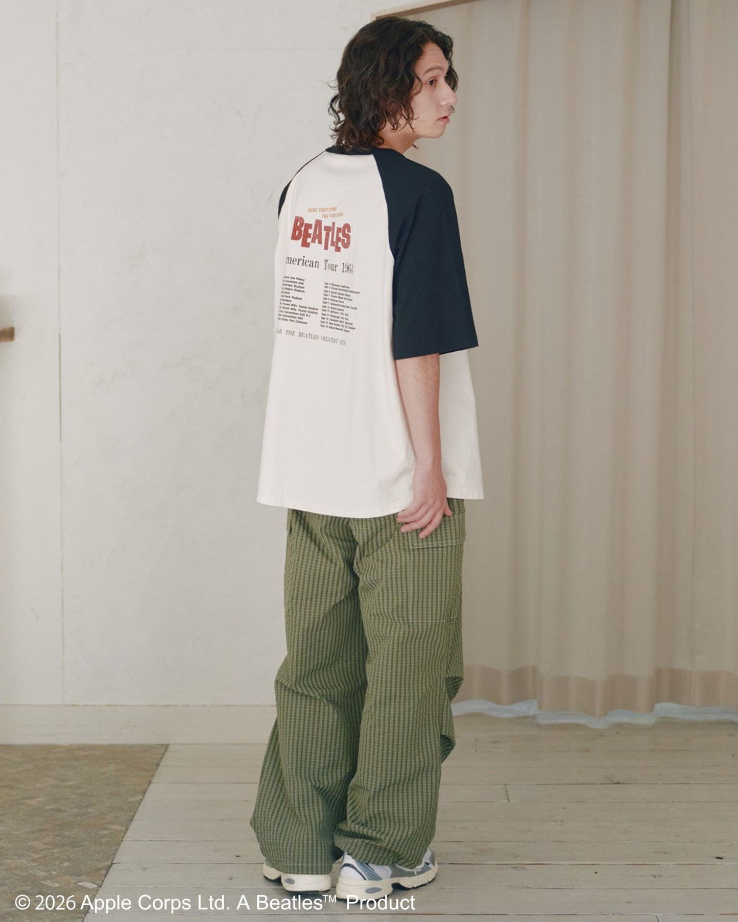 【ビートルズ】ツアープリントラグランT