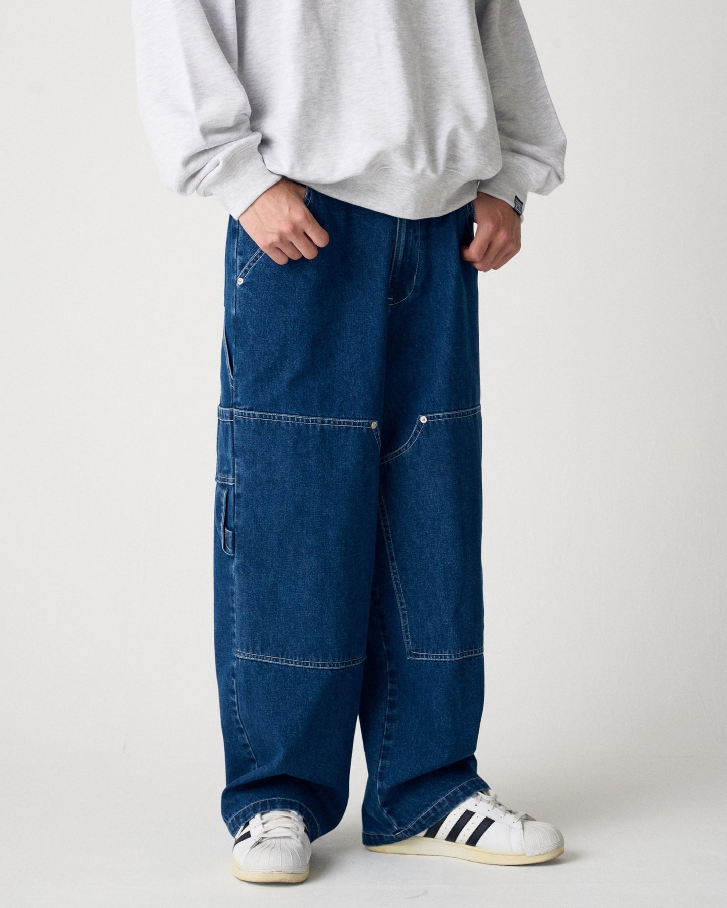Carpenter Denim / カラーステッチ デニムカーペンターパンツ
