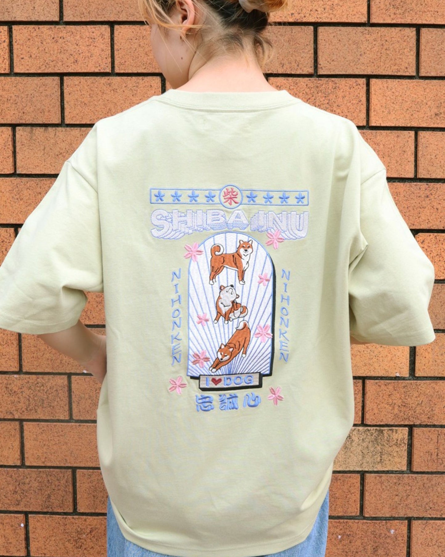 【JapanSeries】SHIBAINU Embroidered Tee