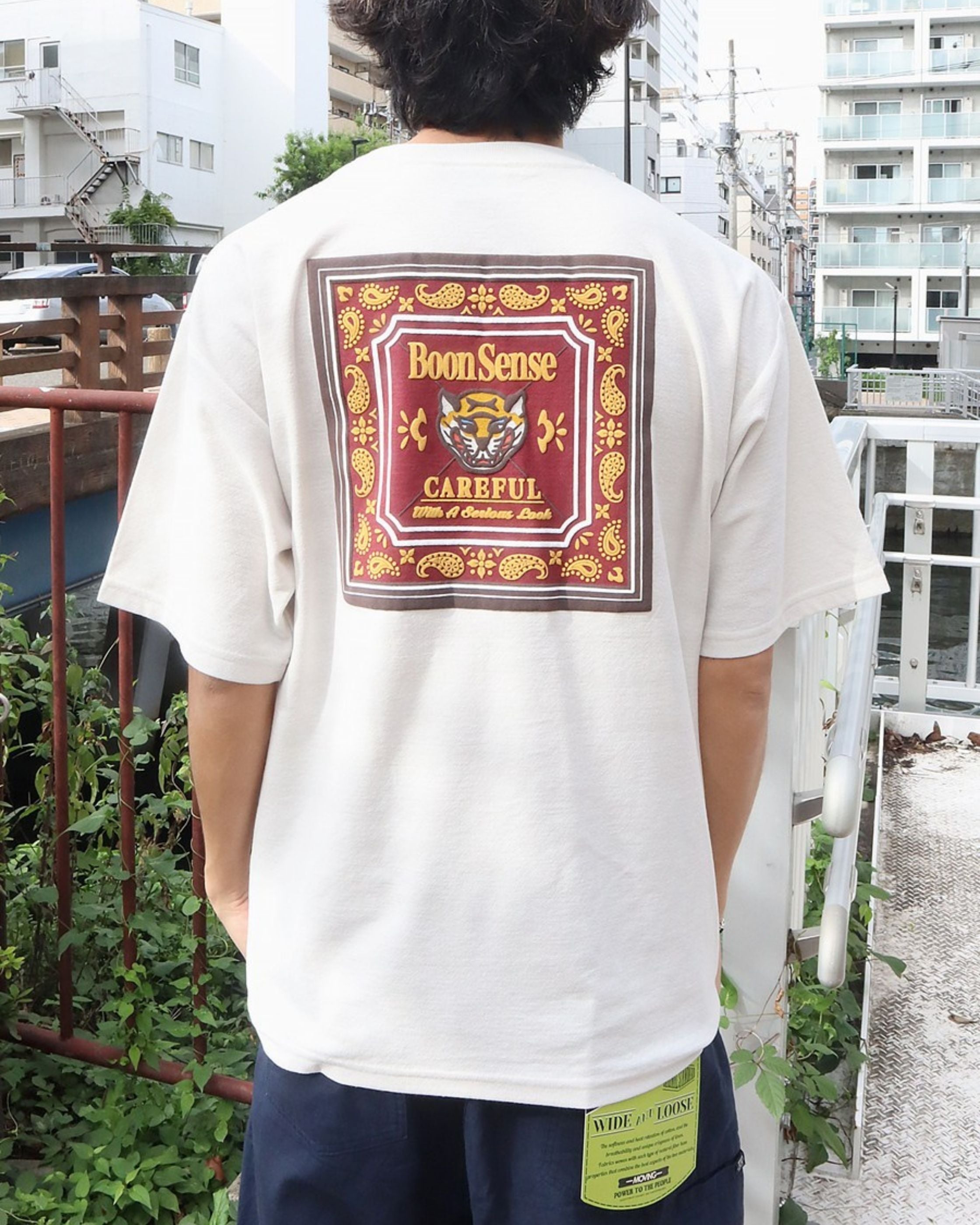 POWER TOTHE PEOPLE】バンダナプリント 梨地T – Ha-Li-C STORE（ハ