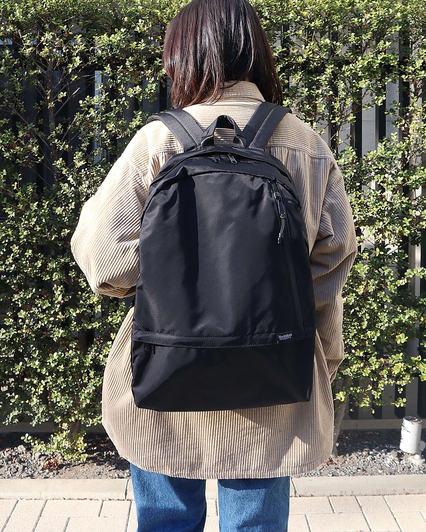 【Healthknit PRODUCT】11ポケット　バイカラーリュック【はっ水・軽量】