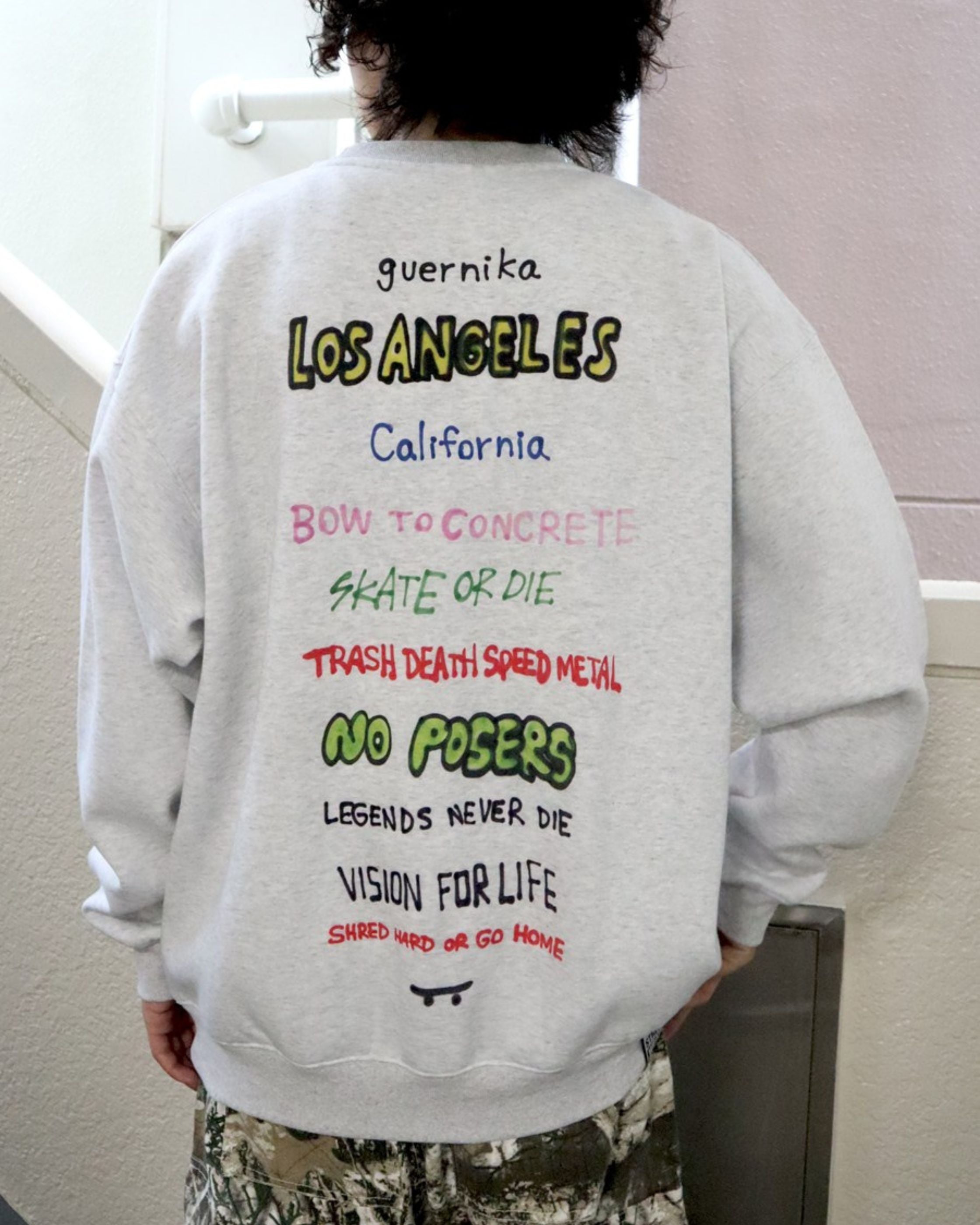 【guernika】 Skull Skater Sweatshirt