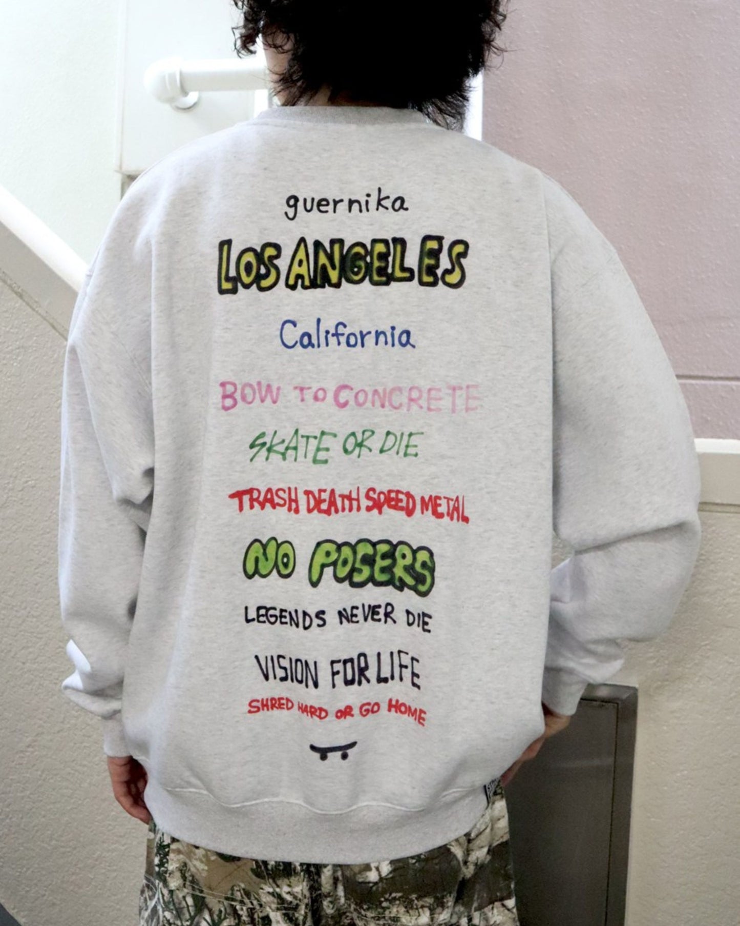 【guernika】 Skull Skater Sweatshirt